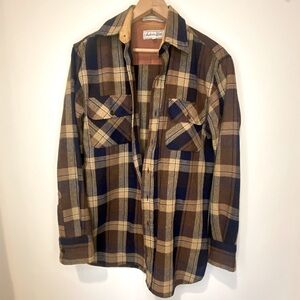 Anderson Little Vintage REAL Wool flannel Shirt SZ SMALL